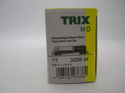 Trix H0 - 24206-04 - 4-assige ketelwagen "OMV/Ermewo" - AC