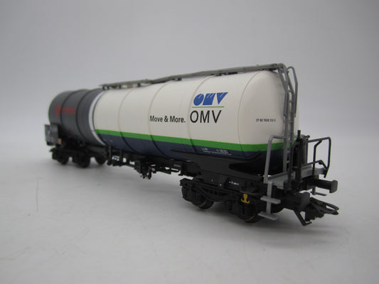 Trix H0 - 24206-04 - 4-assige ketelwagen "OMV/Ermewo" - AC