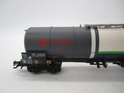 Trix H0 - 24206-04 - 4-assige ketelwagen "OMV/Ermewo" - AC