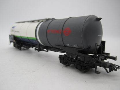 Trix H0 - 24206-04 - 4-assige ketelwagen "OMV/Ermewo" - AC