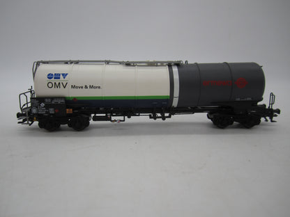 Trix H0 - 24206-04 - 4-assige ketelwagen "OMV/Ermewo" - AC