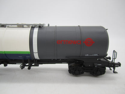 Trix H0 - 24206-04 - 4-assige ketelwagen "OMV/Ermewo" - AC