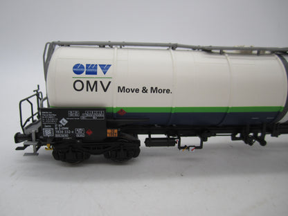 Trix H0 - 24206-04 - 4-assige ketelwagen "OMV/Ermewo" - AC