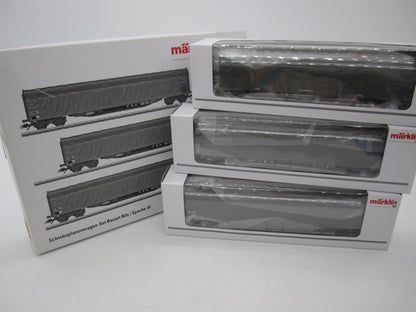 Märklin H0 - 47062 - 3-delige set 4-assige Schuifhuifwagen type Rils van de SNCF