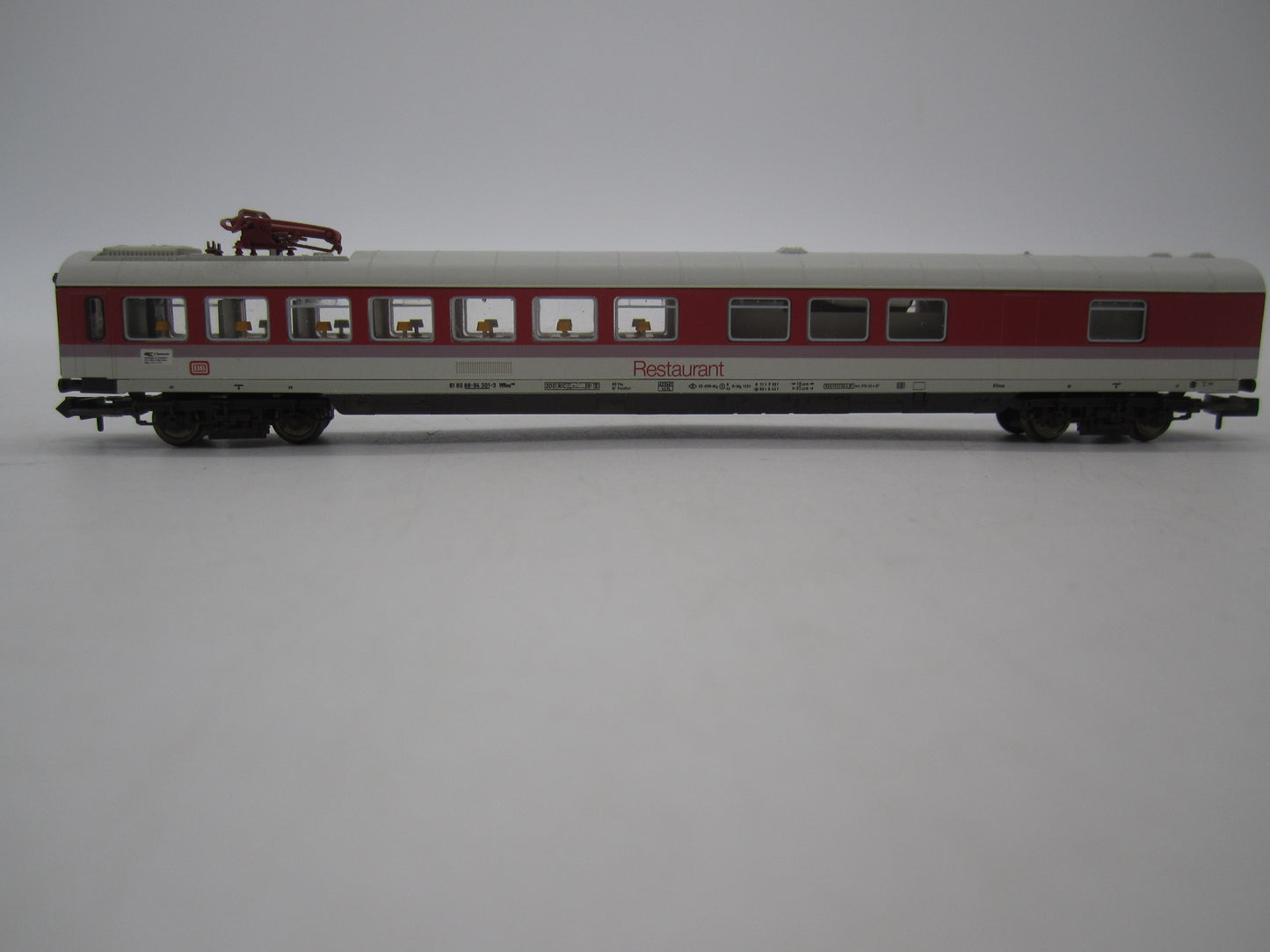 Fleischmann Piccolo N - 8182 K - IC Restaurantrijtuig van de DB