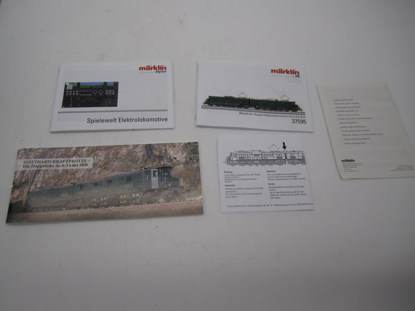 Märklin H0 - 37595 - E-loc, Ae 8/14 van de SBB-CFF - MFX+ Sound