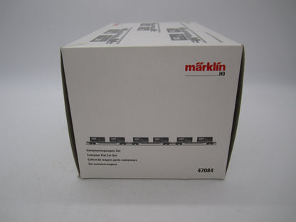 Märklin H0 - 47084 - 3-delige containerwagenset "VAT" van Railion