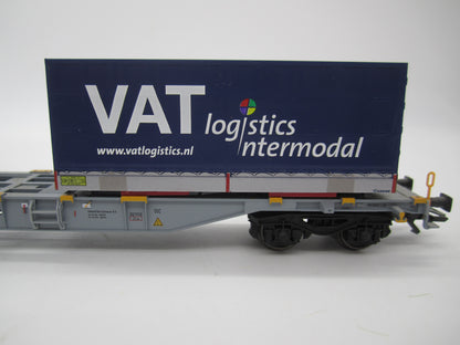 Märklin H0 - 47084 - 3-delige containerwagenset "VAT" van Railion