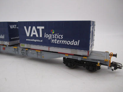 Märklin H0 - 47084 - 3-delige containerwagenset "VAT" van Railion