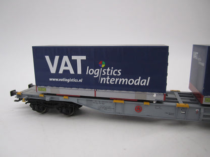 Märklin H0 - 47084 - 3-delige containerwagenset "VAT" van Railion