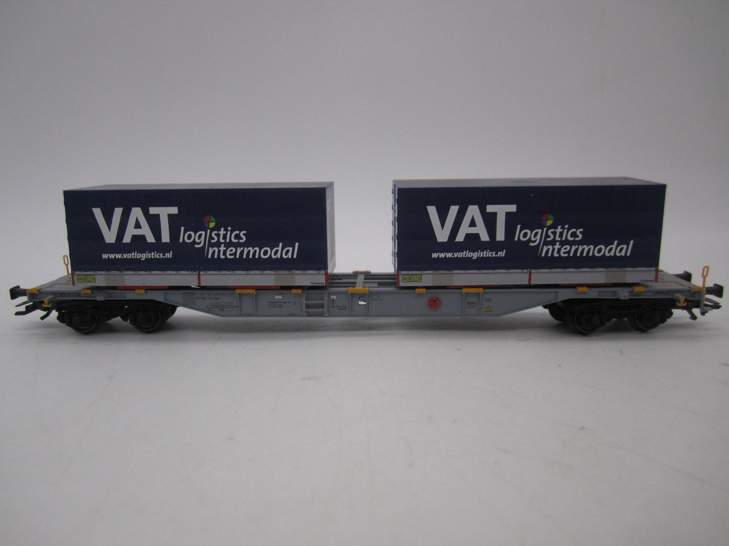 Märklin H0 - 47084 - 3-delige containerwagenset "VAT" van Railion
