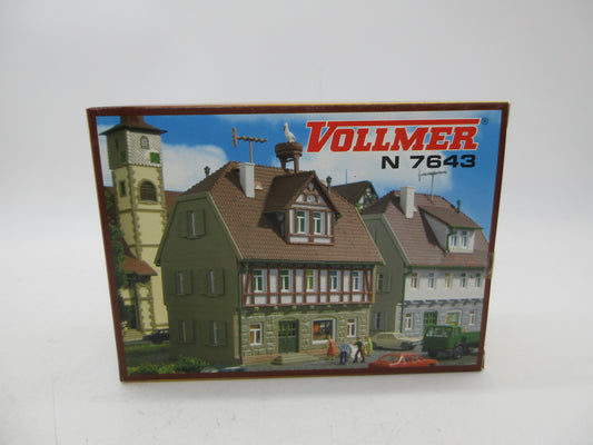 Vollmer N - 7643 - Bouwpakket Woonhuis met ooievaarsnest
