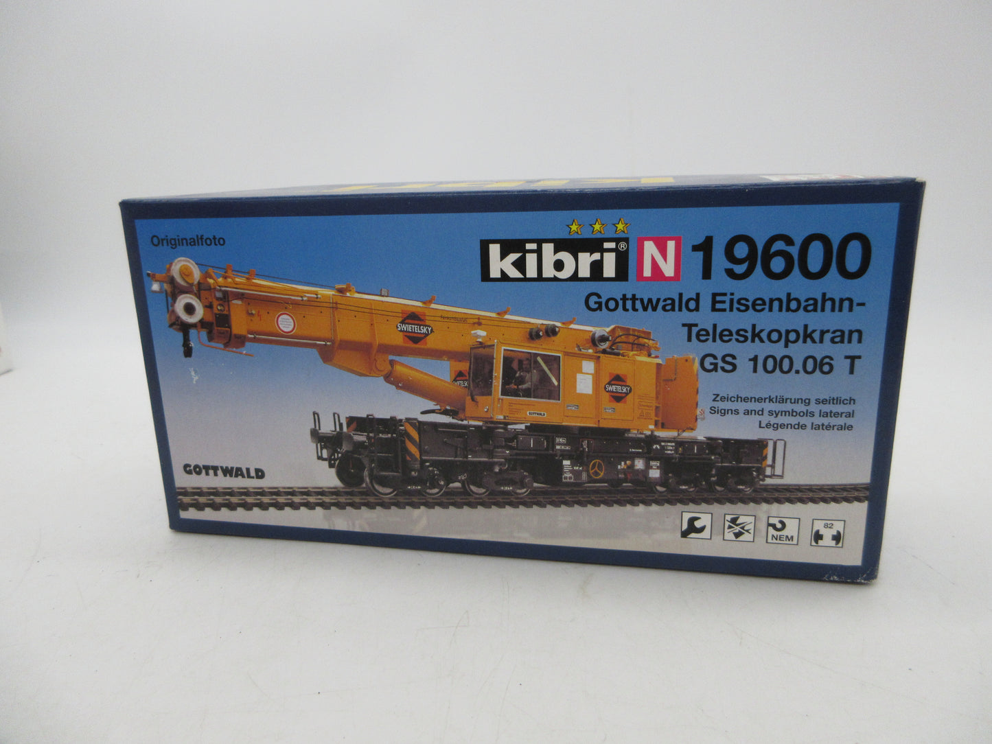 Kibri N - 19600 - Bouwpakket Gottwald Telescoopkraan GS 100.06T