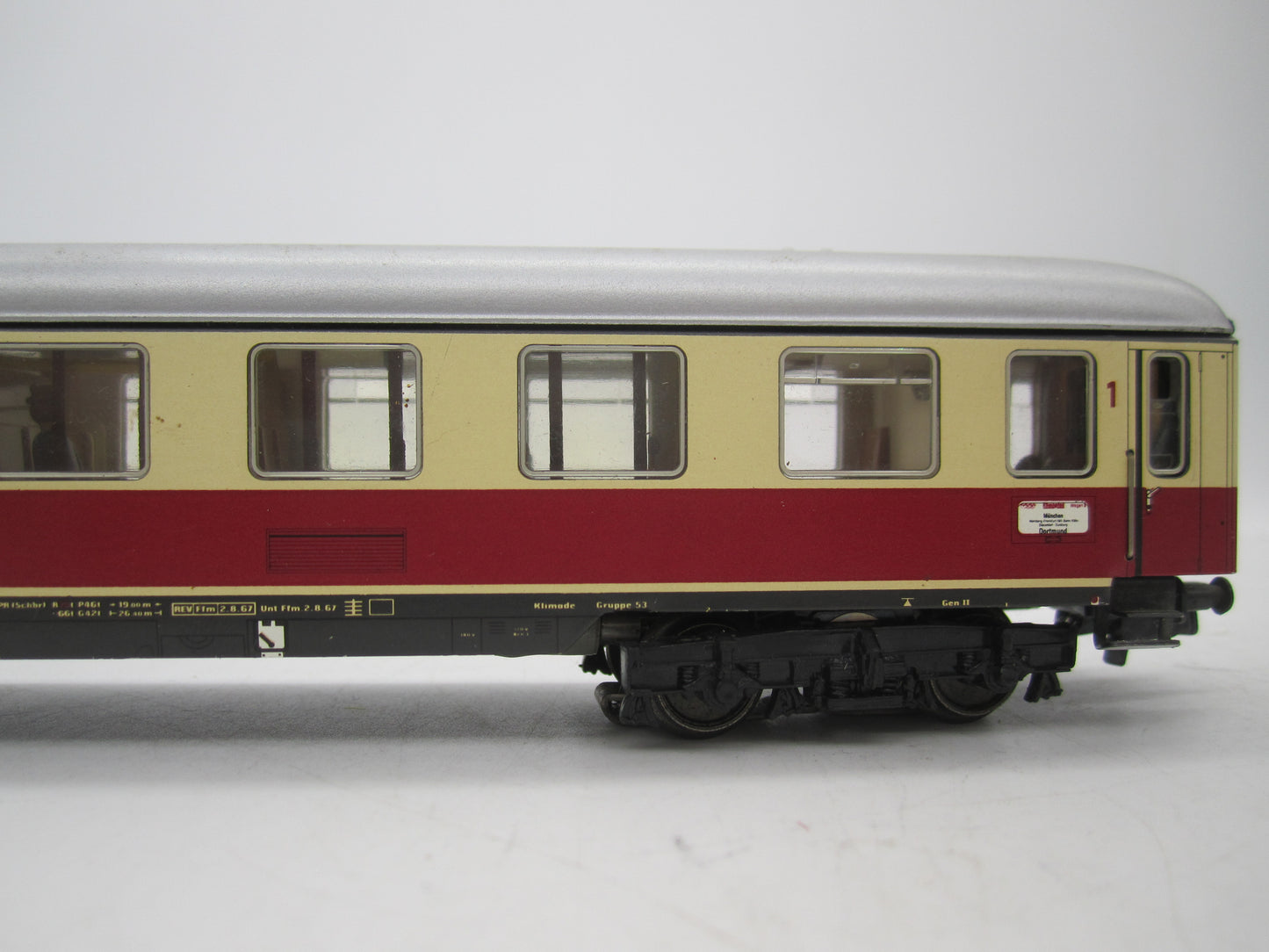 Märklin H0 - 4085/4089 - 3 TEE rijtuigen 1e klas van de DB - Met verlichting