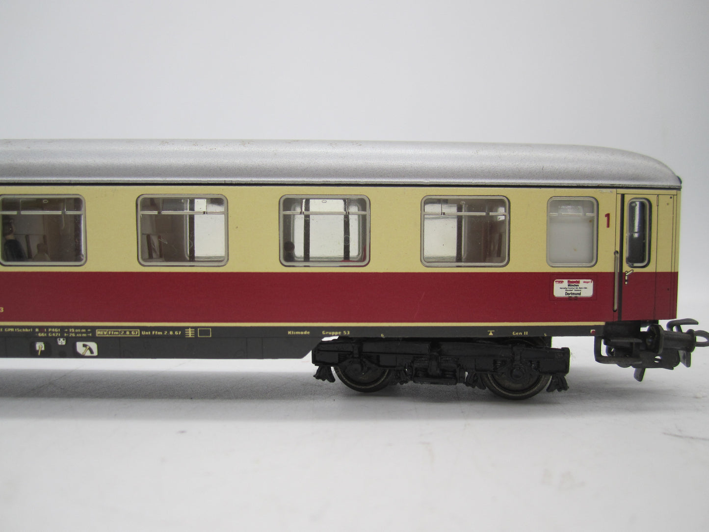 Märklin H0 - 4085/4089 - 3 TEE rijtuigen 1e klas van de DB - Met verlichting