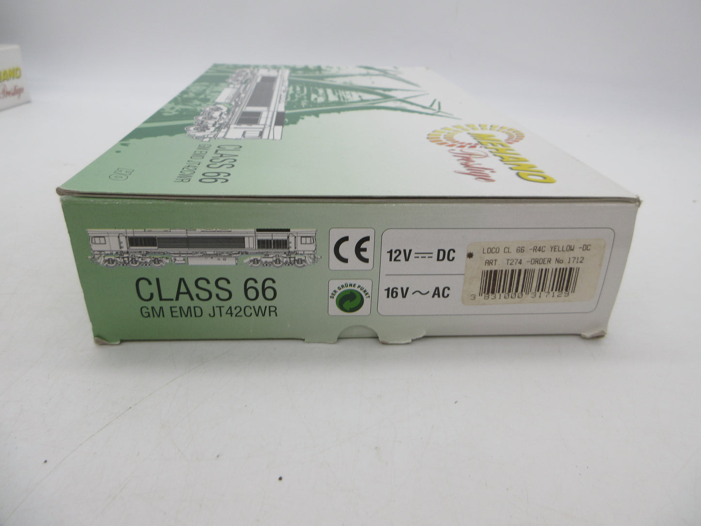 Mehano H0 - T274 - Dieselloc, Class 66 van Rail4Chem - Yellow