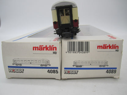 Märklin H0 - 4085/4089 - 3 TEE rijtuigen 1e klas van de DB - Met verlichting