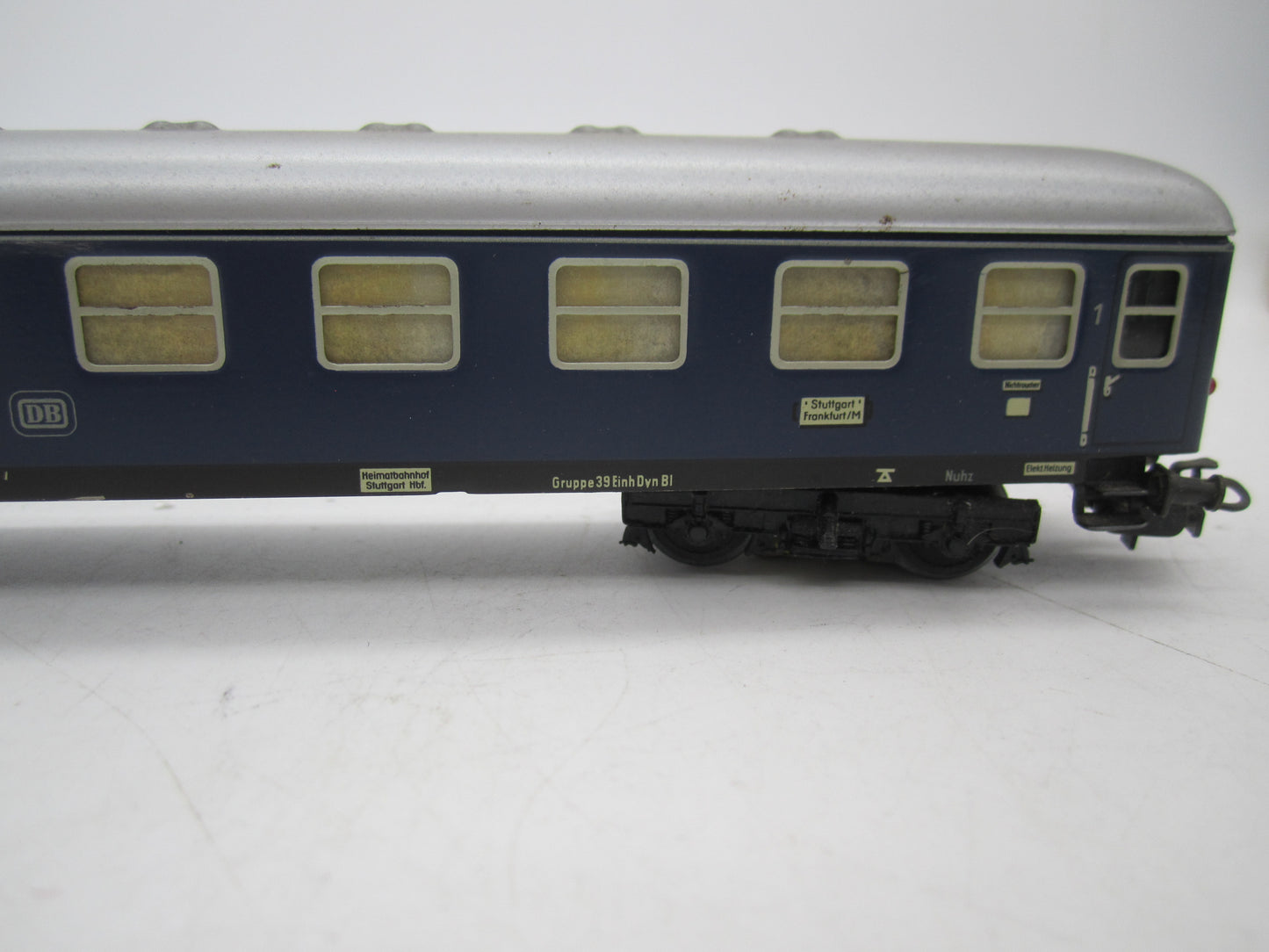 Märklin H0 - 4027/4022 - 3 D-rijtuigen van de DB - Deels met verlichting