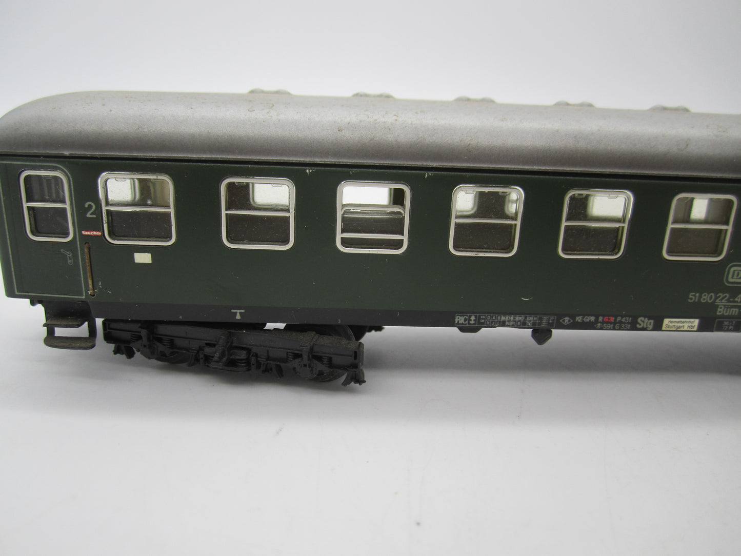 Märklin H0 - 4027/4022 - 3 D-rijtuigen van de DB - Deels met verlichting