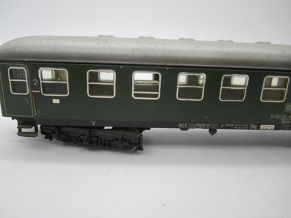 Märklin H0 - 4027/4022 - 3 D-rijtuigen van de DB - Deels met verlichting