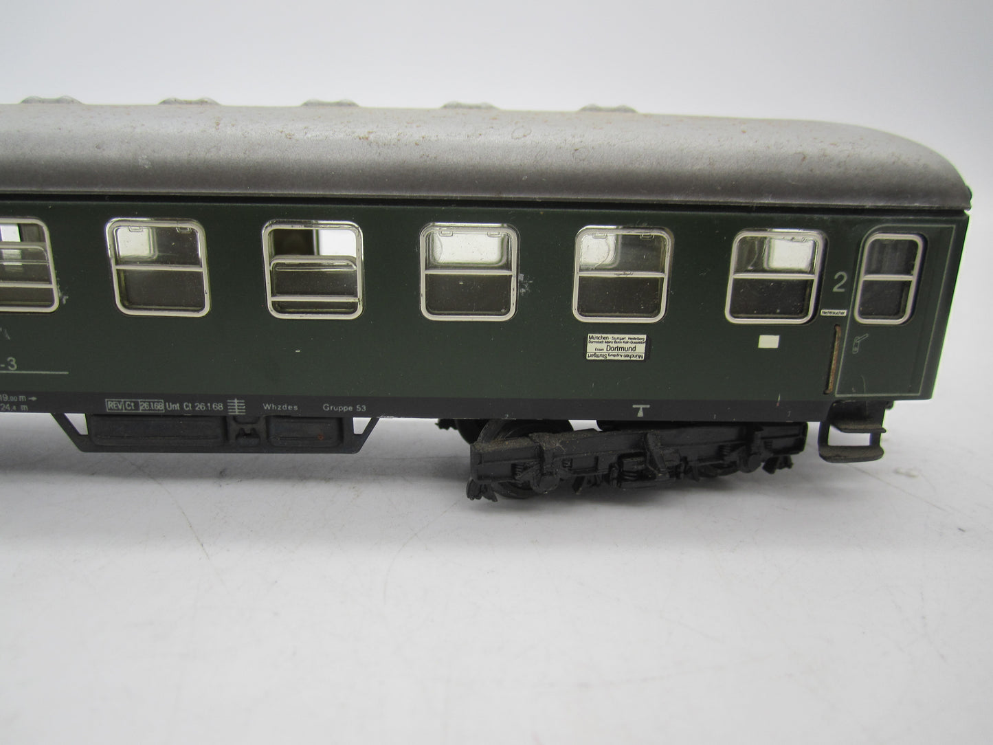 Märklin H0 - 4027/4022 - 3 D-rijtuigen van de DB - Deels met verlichting