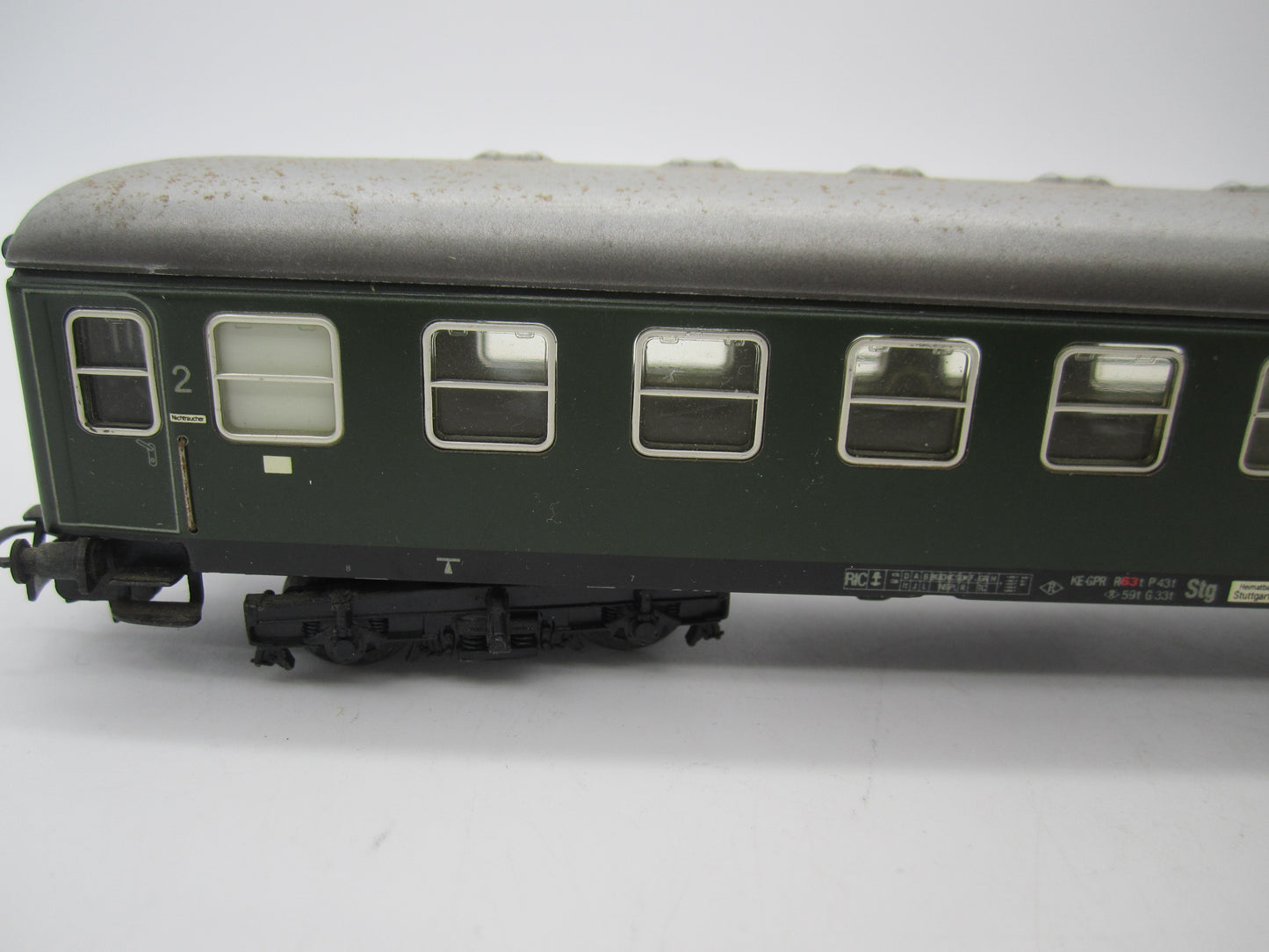 Märklin H0 - 4027/4022 - 3 D-rijtuigen van de DB - Deels met verlichting