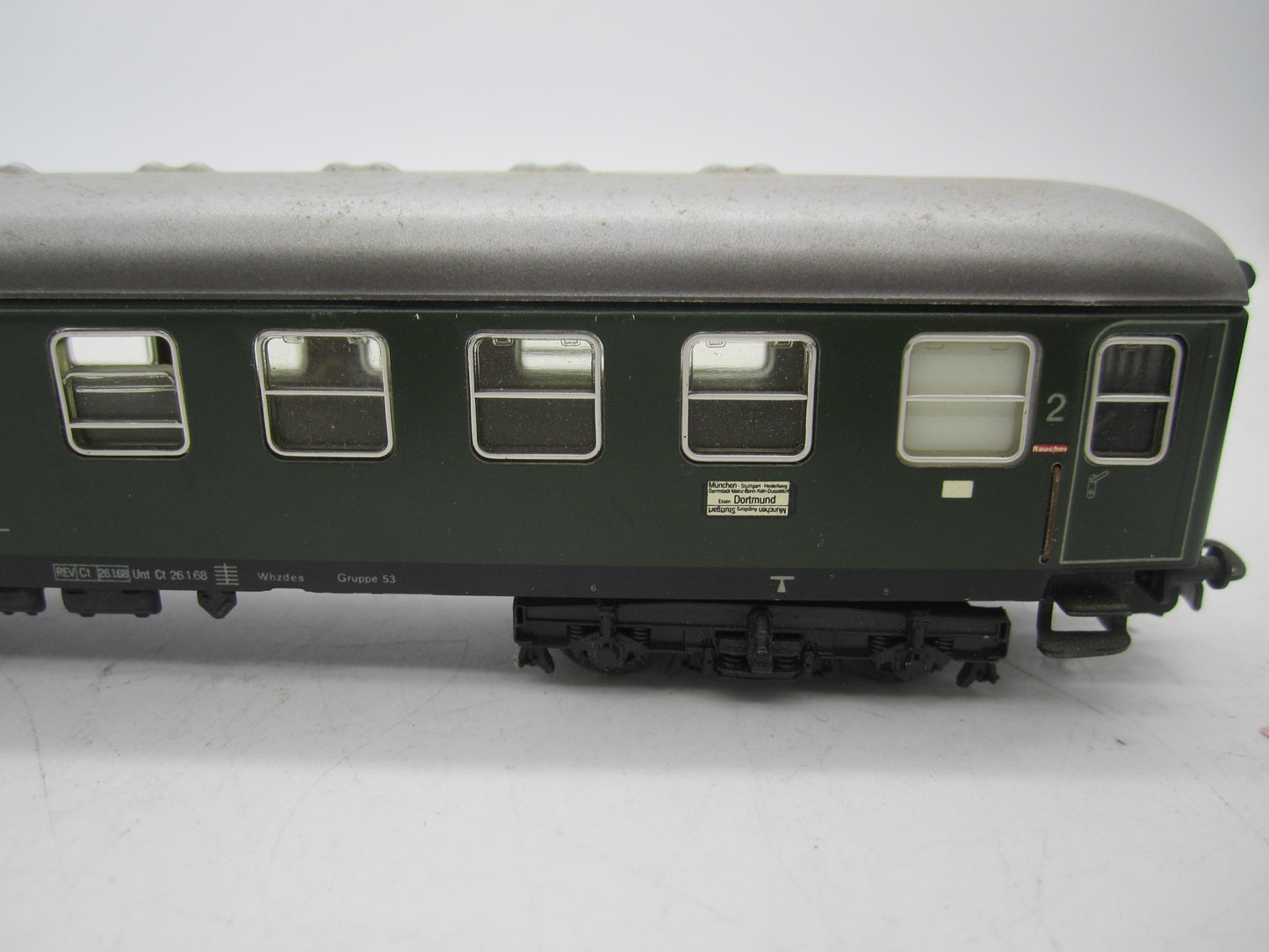 Märklin H0 - 4027/4022 - 3 D-rijtuigen van de DB - Deels met verlichting