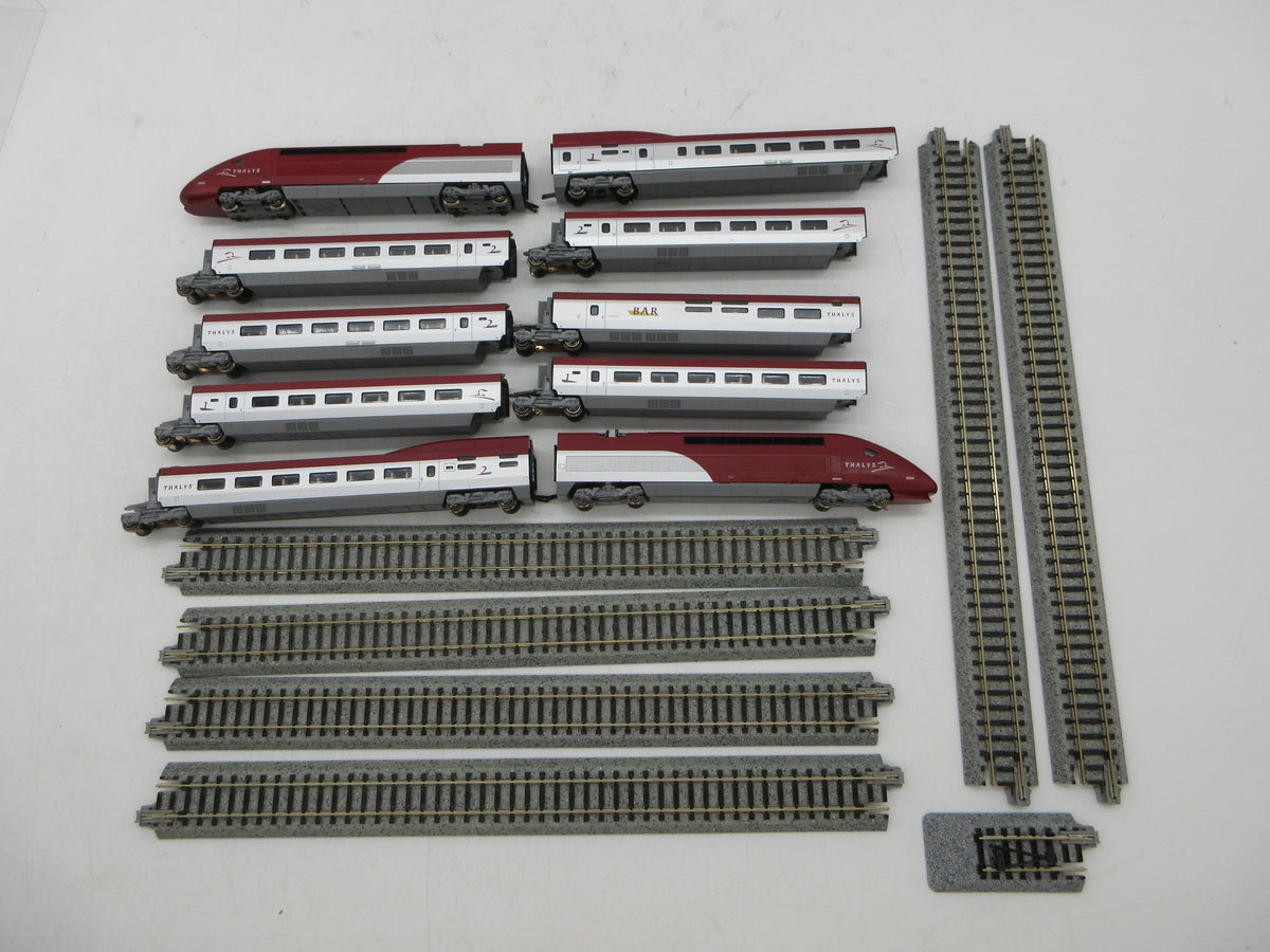 Kato N - K10910 - 10-delig treinstel Thalys PBKA, met rails