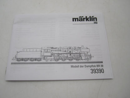 Märklin H0 - 39390 - Stoomloc met tender, BR 39 van de DB - MFX/Sound