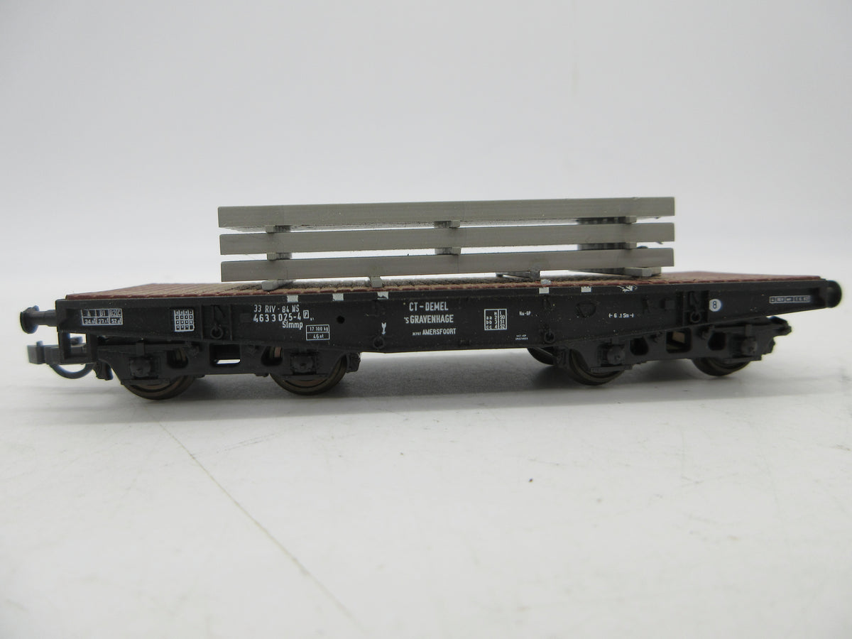 Roco H0 - 46384 - Zwarelastwagen, met lading van de NS