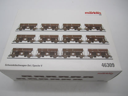 Märklin H0 - 46309 - 12-delige set zwenkdakwagens van de DSB