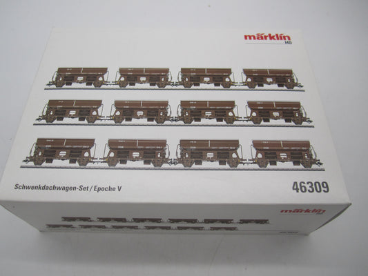 Märklin H0 - 46309 - 12-delige set zwenkdakwagens van de DSB