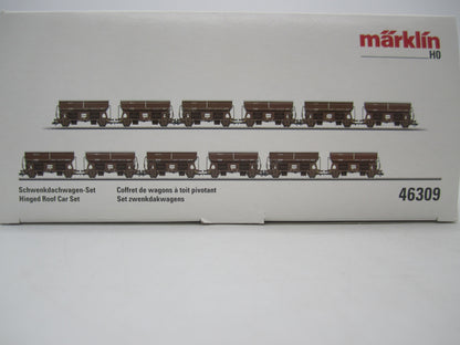 Märklin H0 - 46309 - 12-delige set zwenkdakwagens van de DSB