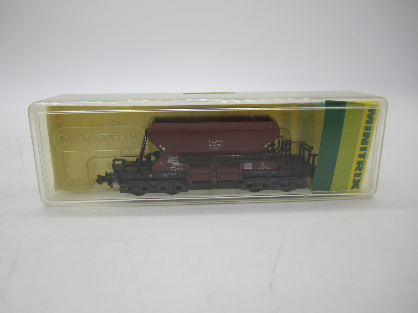 Minitrix N - 3520 - 4-assige schotterwagen van de ÖBB