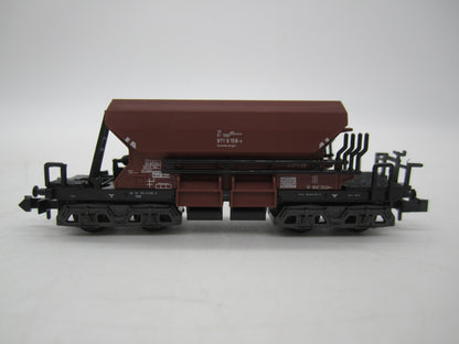 Minitrix N - 3520 - 4-assige schotterwagen van de ÖBB