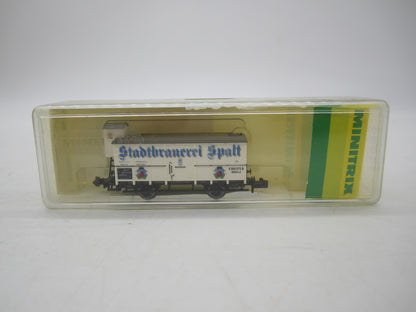 Minitrix N - 13593 - Bierwagen "Stadtbrauerei Spalt" van de K.Bay.St.B.
