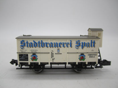 Minitrix N - 13593 - Bierwagen "Stadtbrauerei Spalt" van de K.Bay.St.B.