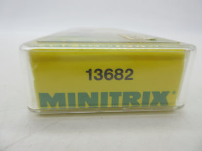 Minitrix N - 13682 - Kraan met steunwagen van de DB