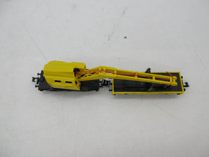 Minitrix N - 13682 - Kraan met steunwagen van de DB