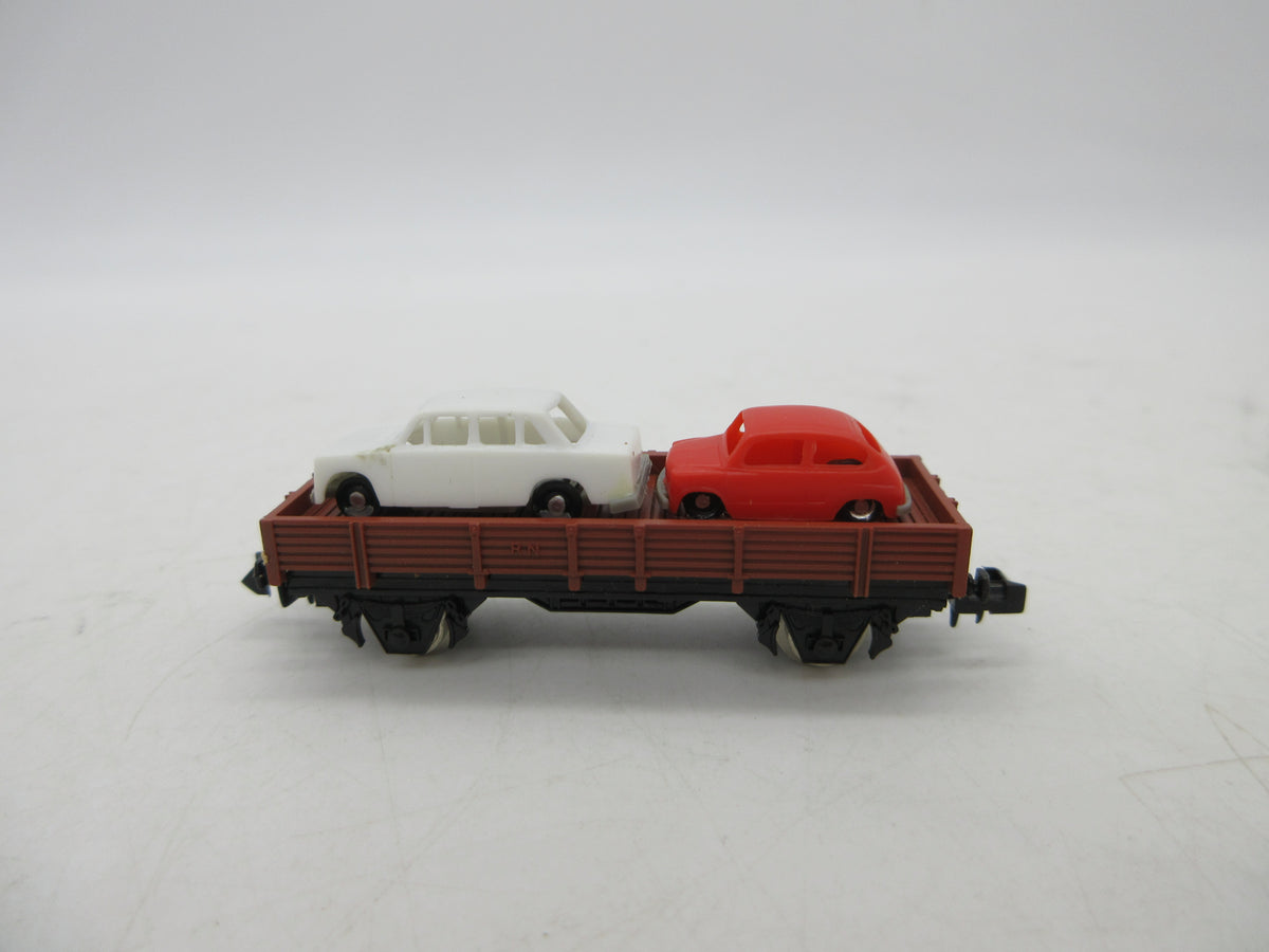 Ibentren N - 304 - Platte wagen met Auto's