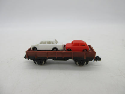 Ibentren N - 304 - Platte wagen met Auto's