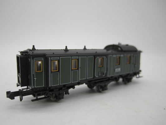 Minitrix N - 51 3162 00 - 3-assige bagagewagen van de K.Bay.St.B.