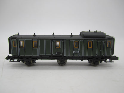 Minitrix N - 51 3162 00 - 3-assige bagagewagen van de K.Bay.St.B.