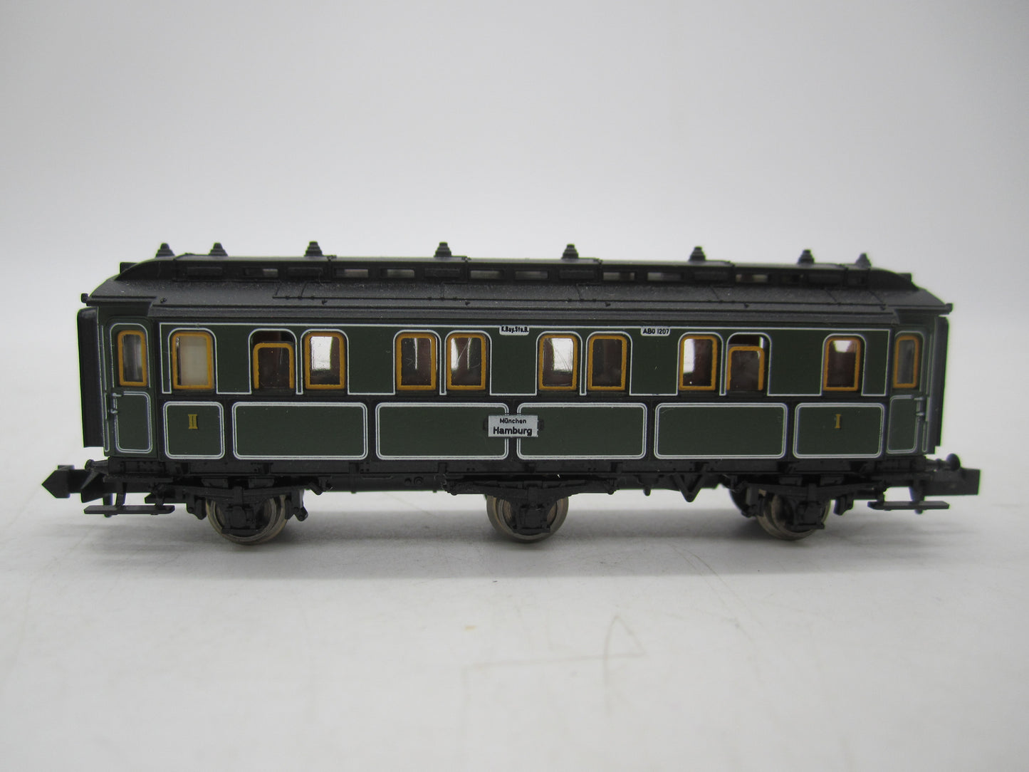 Minitrix N - 51 3161 00 - 3-assige personenwagen 1e/2e klas van de K.Bay.St.B.