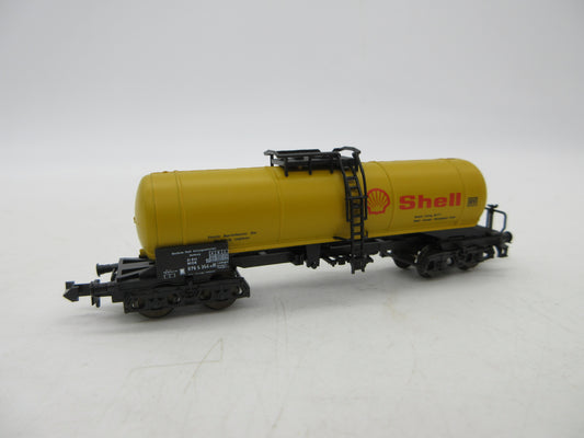 Roco N - 2364 A - 4-assige ketelwagen "Shell" van de DB