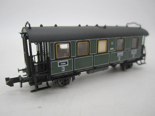 Minitrix N - 13316 - Personenwagen 2e/3e klas van de K.Bay.St.B.