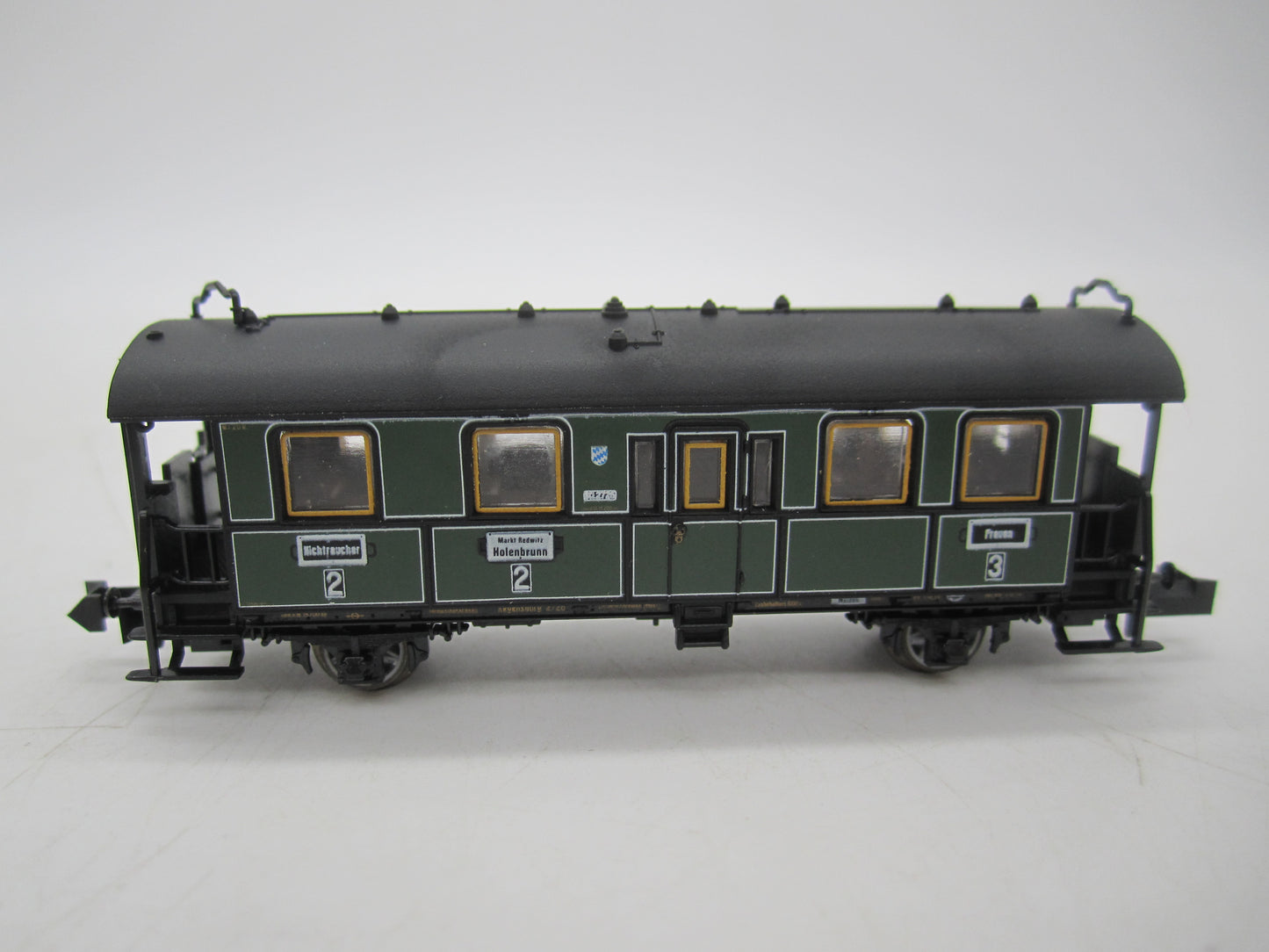 Minitrix N - 13316 - Personenwagen 2e/3e klas van de K.Bay.St.B.