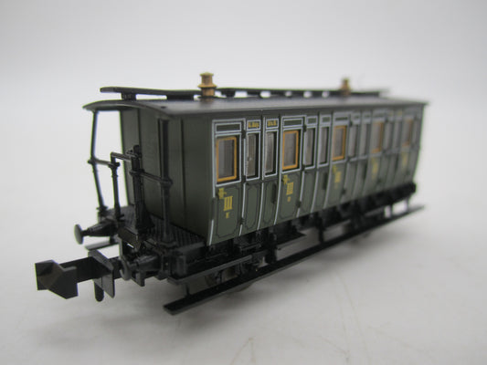 Minitrix N - 51 3063 00 - Personenwagen 3e klas van de K.Bay.St.B.