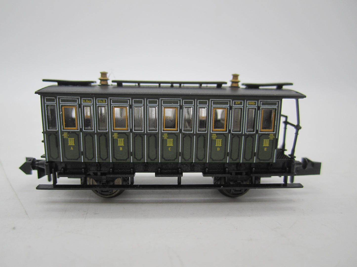 Minitrix N - 51 3063 00 - Personenwagen 3e klas van de K.Bay.St.B.