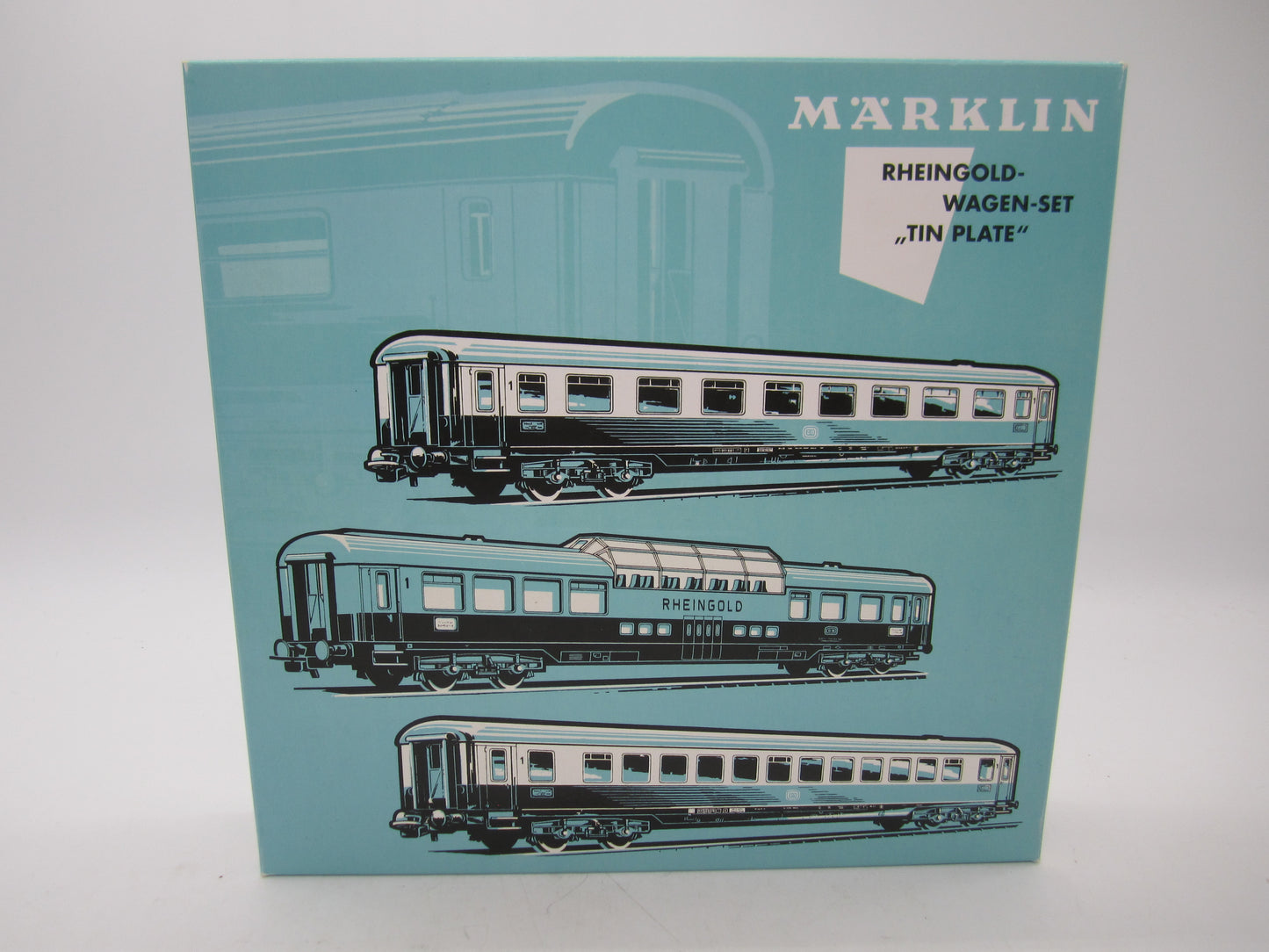 Märklin H0 - 40850 - 5-delige Tinplate wagenset "Rheingold" van de DRG, met sluitverlichting